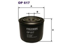 Фильтр масляный для HYUNDAI SANTA FE II (CM) 2.4 2010-2012, код двигателя G4KE, V см3 2359, кВт 128, л.с. 174, бензин, Filtron OP617