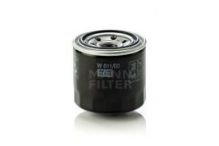 Фильтр масляный W811 для HYUNDAI SANTA FE II (CM) 2.4 2010-2012, код двигателя G4KE, V см3 2359, КВт128, Л.с.174, бензин, MANN-FILTER W81180